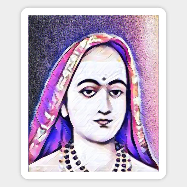 Adi Shankara Pink Portrait | Adi Shankara Artwork 7 Magnet by JustLit